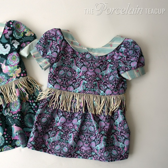 Fringe Unicorn Design Top